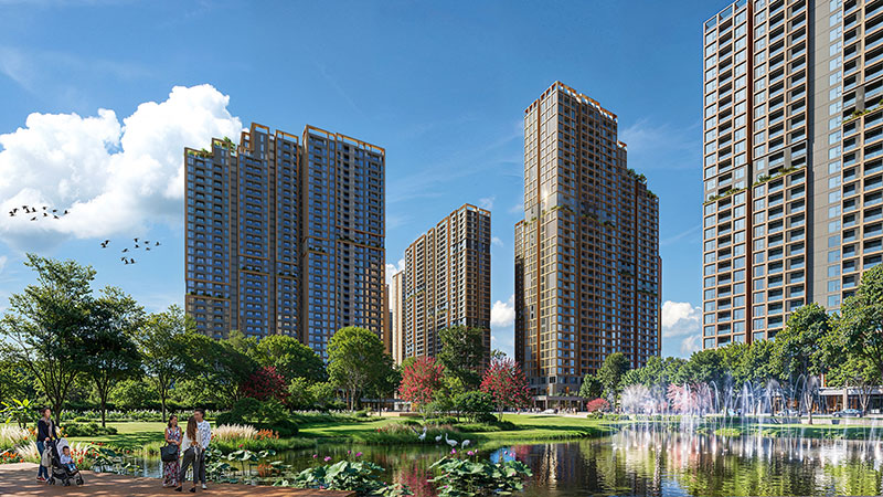 The Cityon giai đoạn 1 - hệ sinh thái Ocean City 1.200 ha mà cư dân được thừa hưởng
